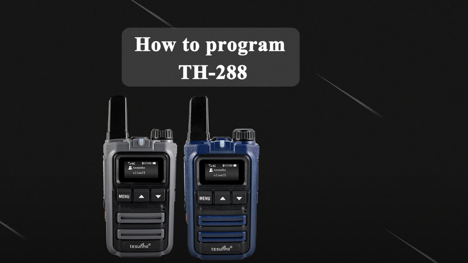 How to program TH-288