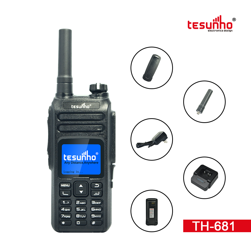 GPS LTE Cellular PTT Radio With Monitor TH-681