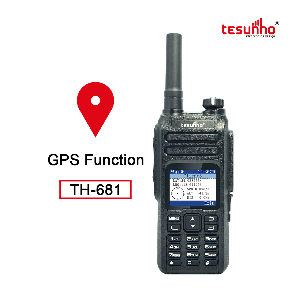 Handheld GPS Smart PTT 2 Way Radio TH-681