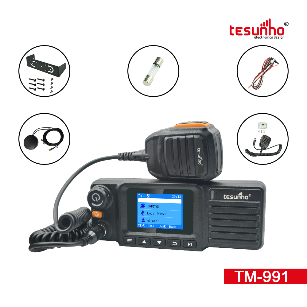 TM-991 4G LTE Car Radio Walkie Talkie 50KM For Taxi