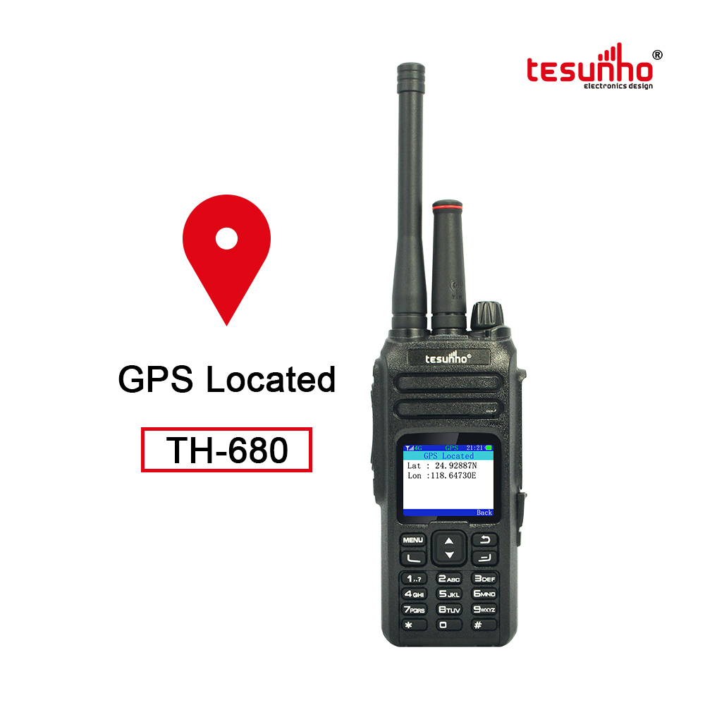 TH-680 VHF POC Two Way Radio Texting Capability