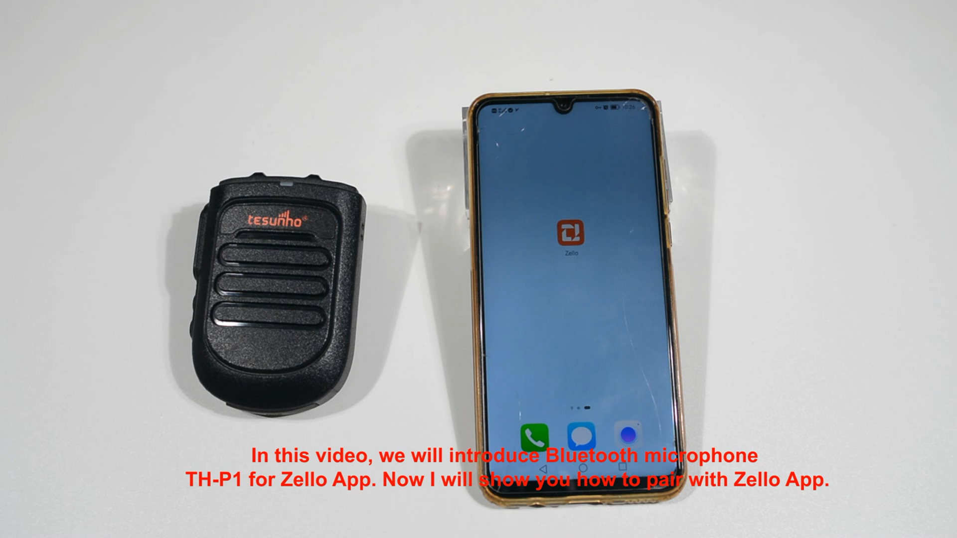 Bluetooth Microphone TH-P1 For ZELLO APP