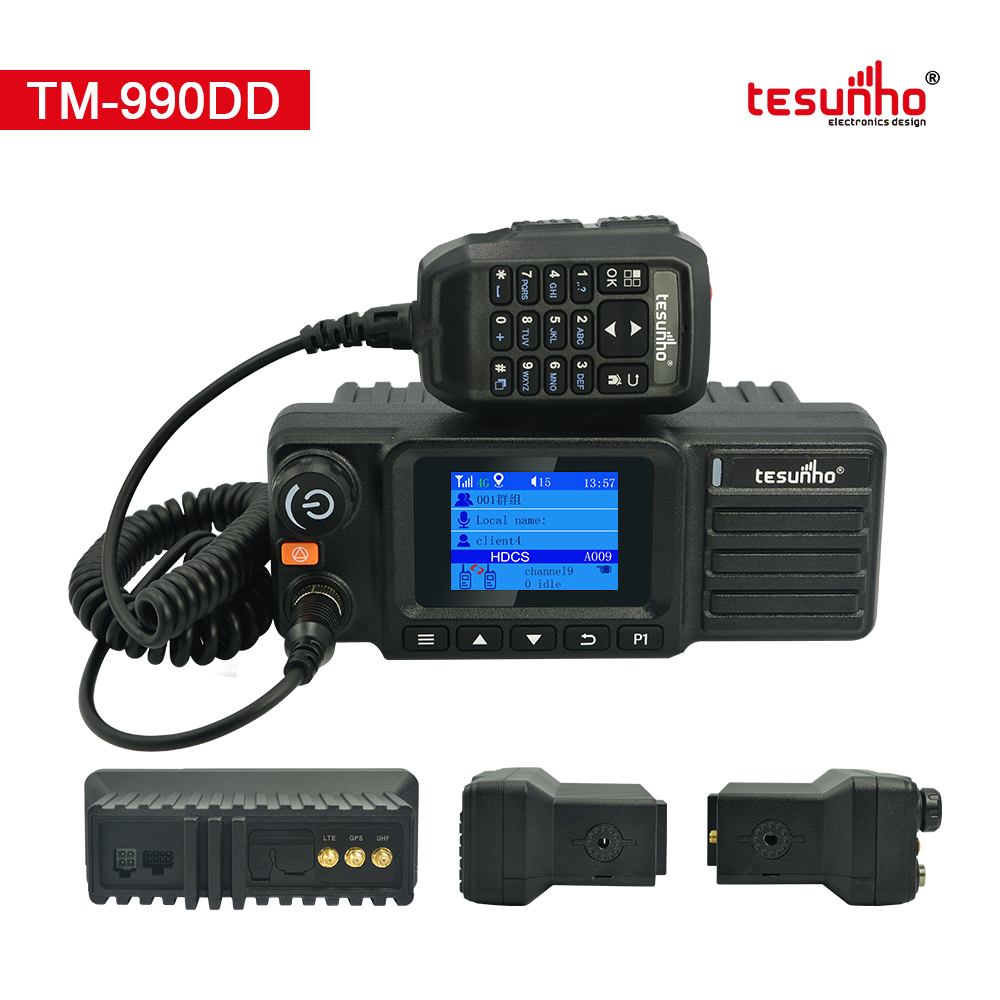 Tesunho TM-990DD 4G Repeater Ptt Car Radio DMR