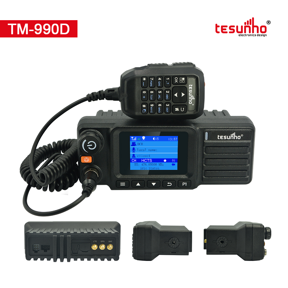 TM-990D GPS SOS UHF Walkie Talkie In Vehicle 