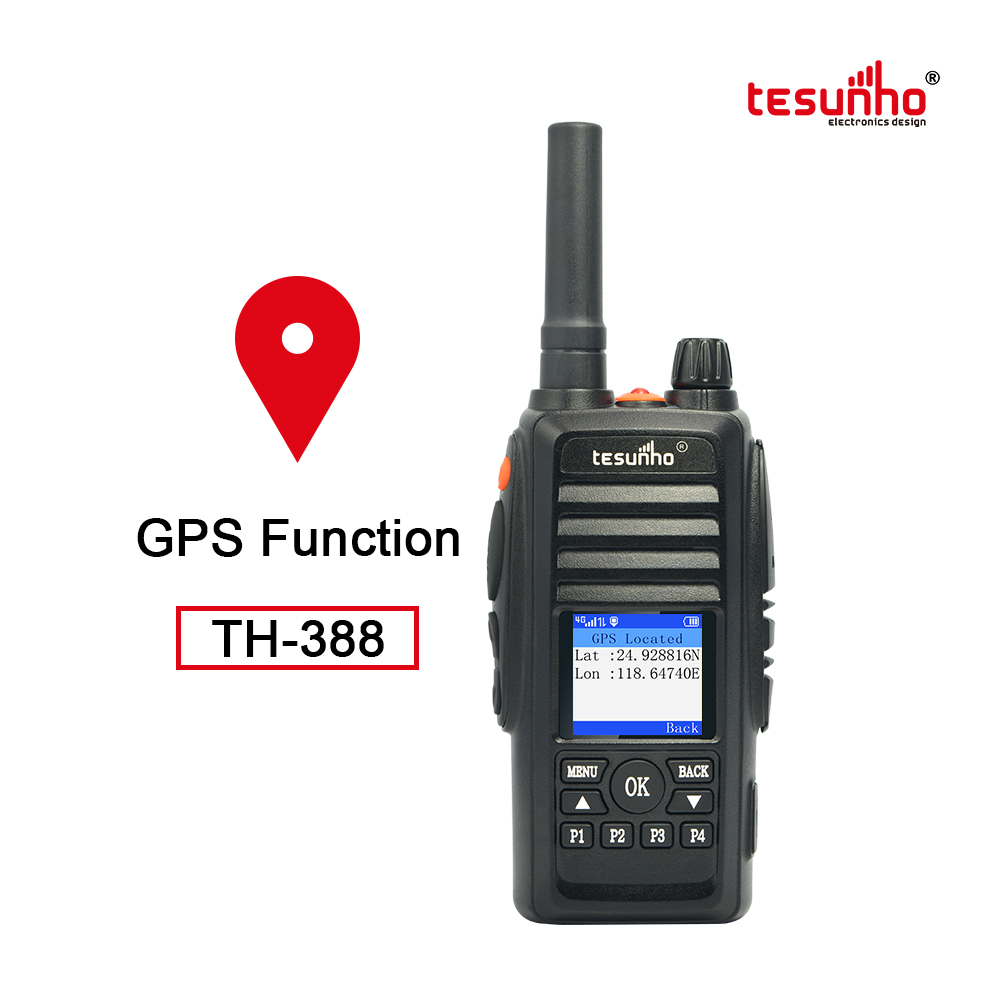 TH-388 POC Walkie Talkie LTE 4G Radio GPS Tracking