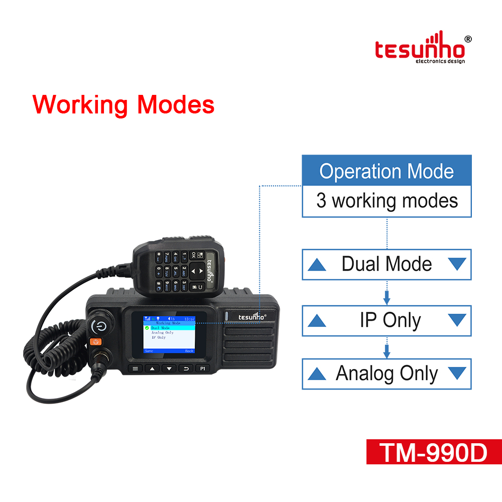 TM-990D Tesunho Wholesale UHF SIM Card Vehicle Radios