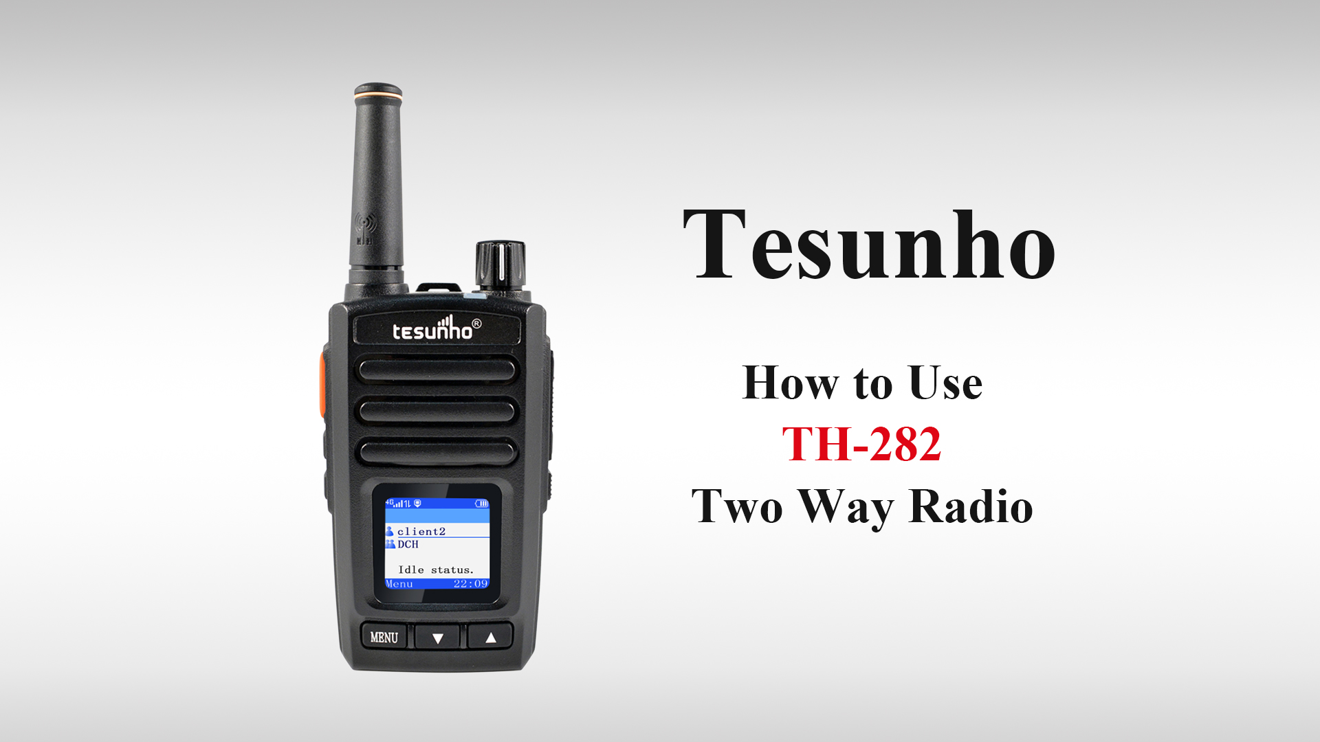 How to Use TH-282 Radio