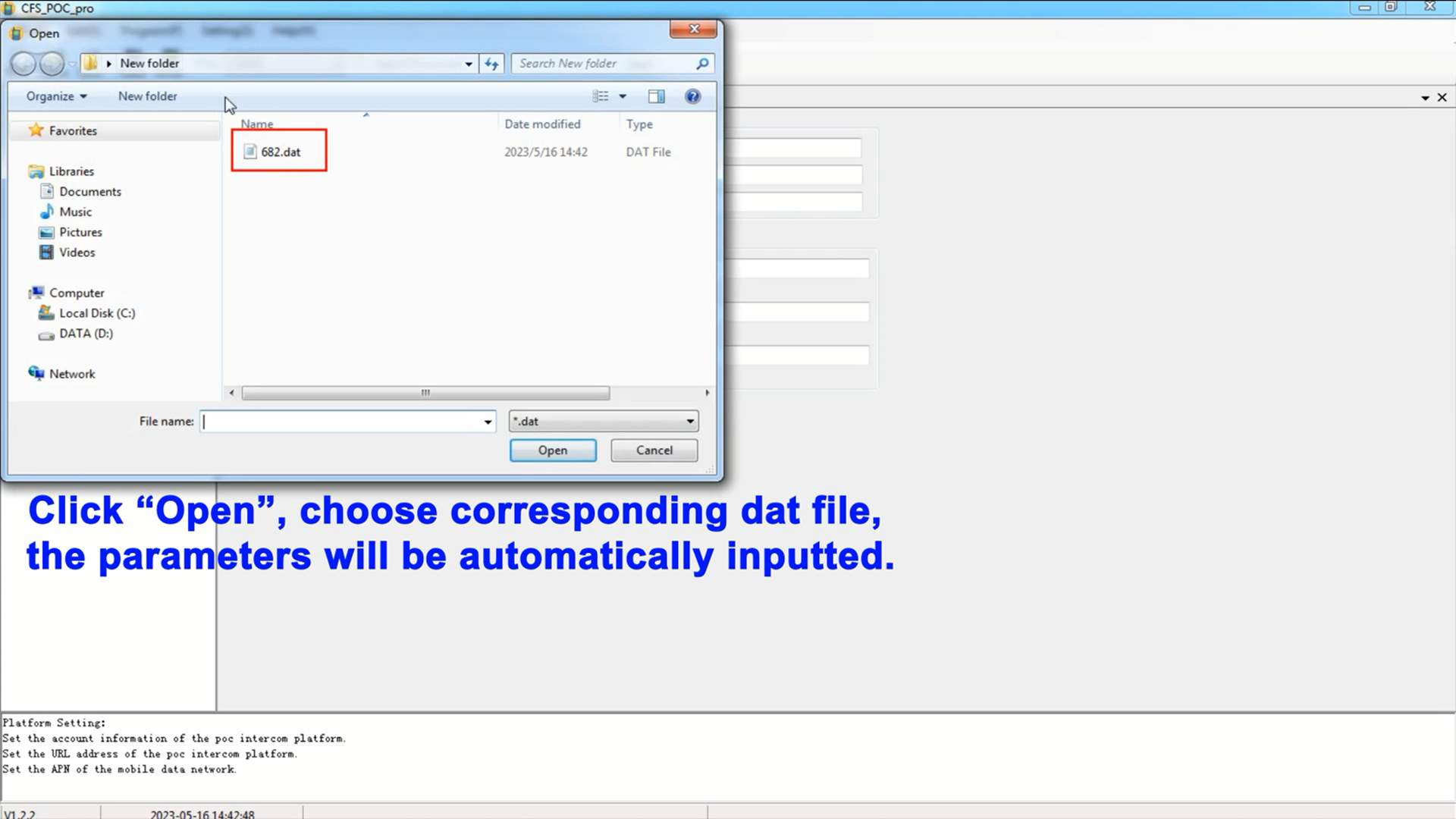 How to Use the Dat File When Programming Walkie Talkie