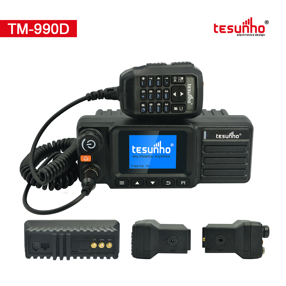 LTE UHF Two Way Mobile Radios Easy Installation TM-990D