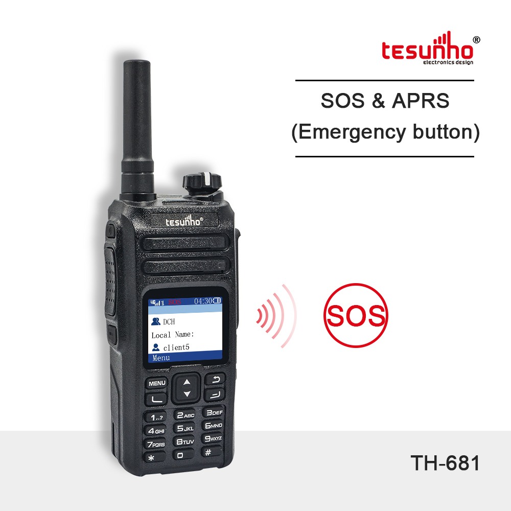 GPS Trunking System Portable Radio LTE TH-681