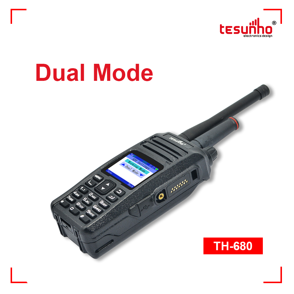 Network Analog Dual Mode PoC PTT Radio TH-680