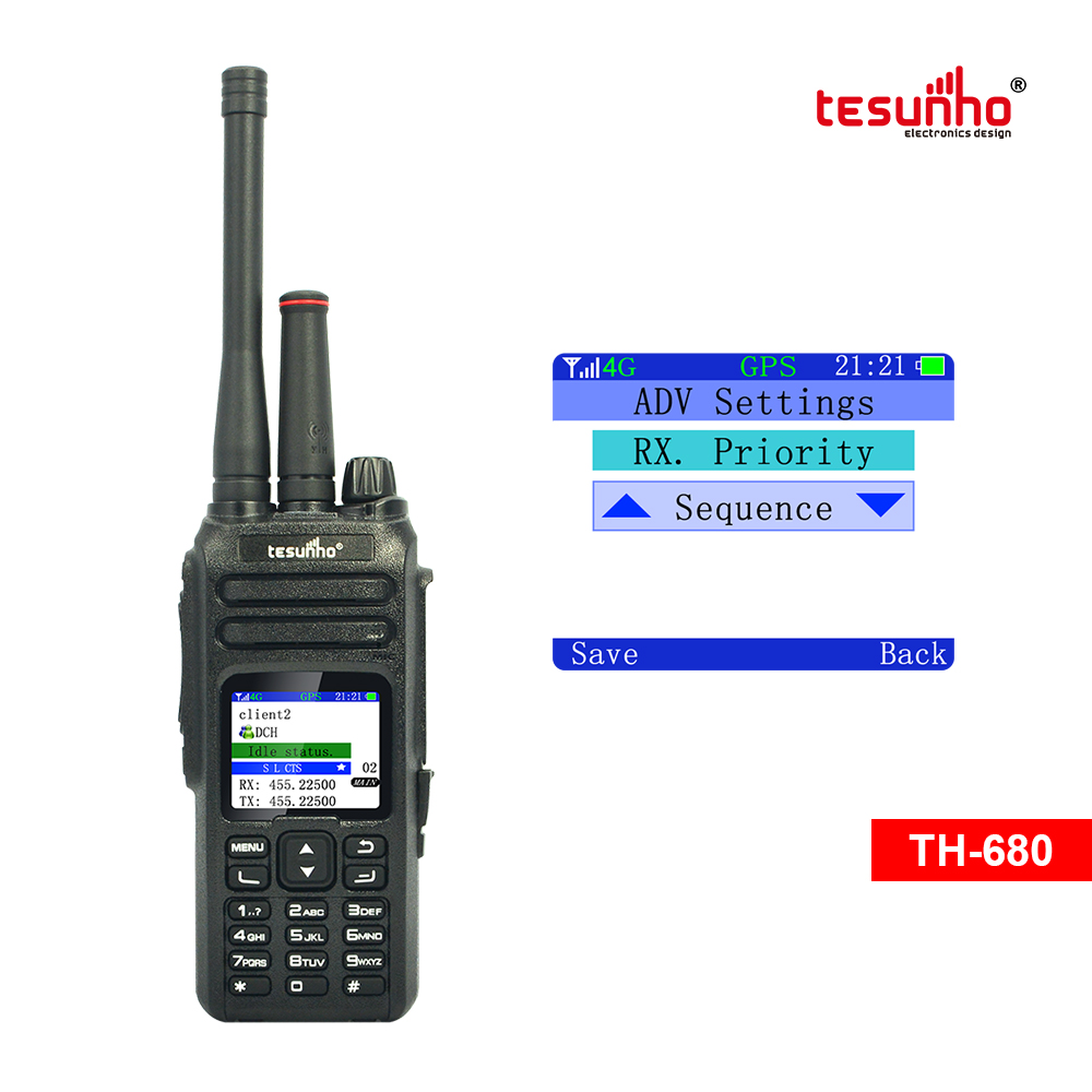 Portable Compact VHF Handheld POC Radio TH-680