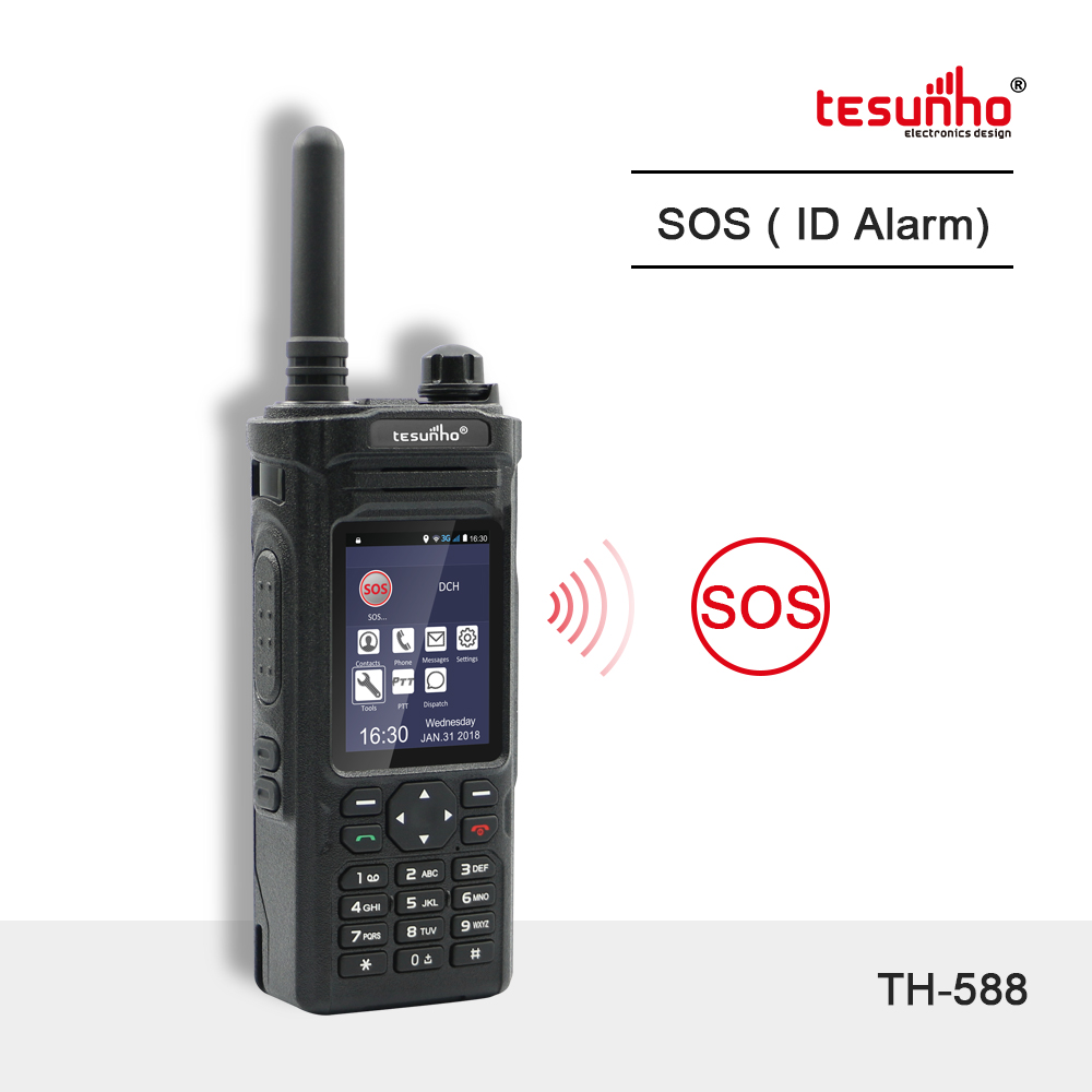 Handheld Walkie Talkie SOS Alarm Android TH-588