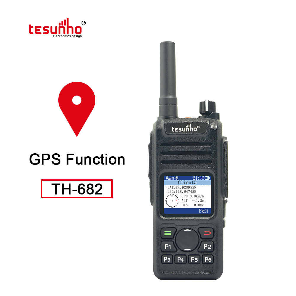 GPS Function 4G 2 Way Radios Emergency Call TH-682