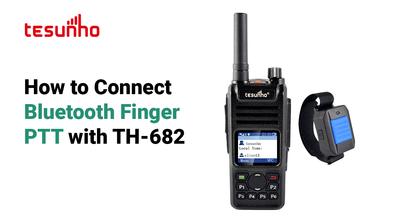 How to Connect Bluetooth Finger PTT with TH-682