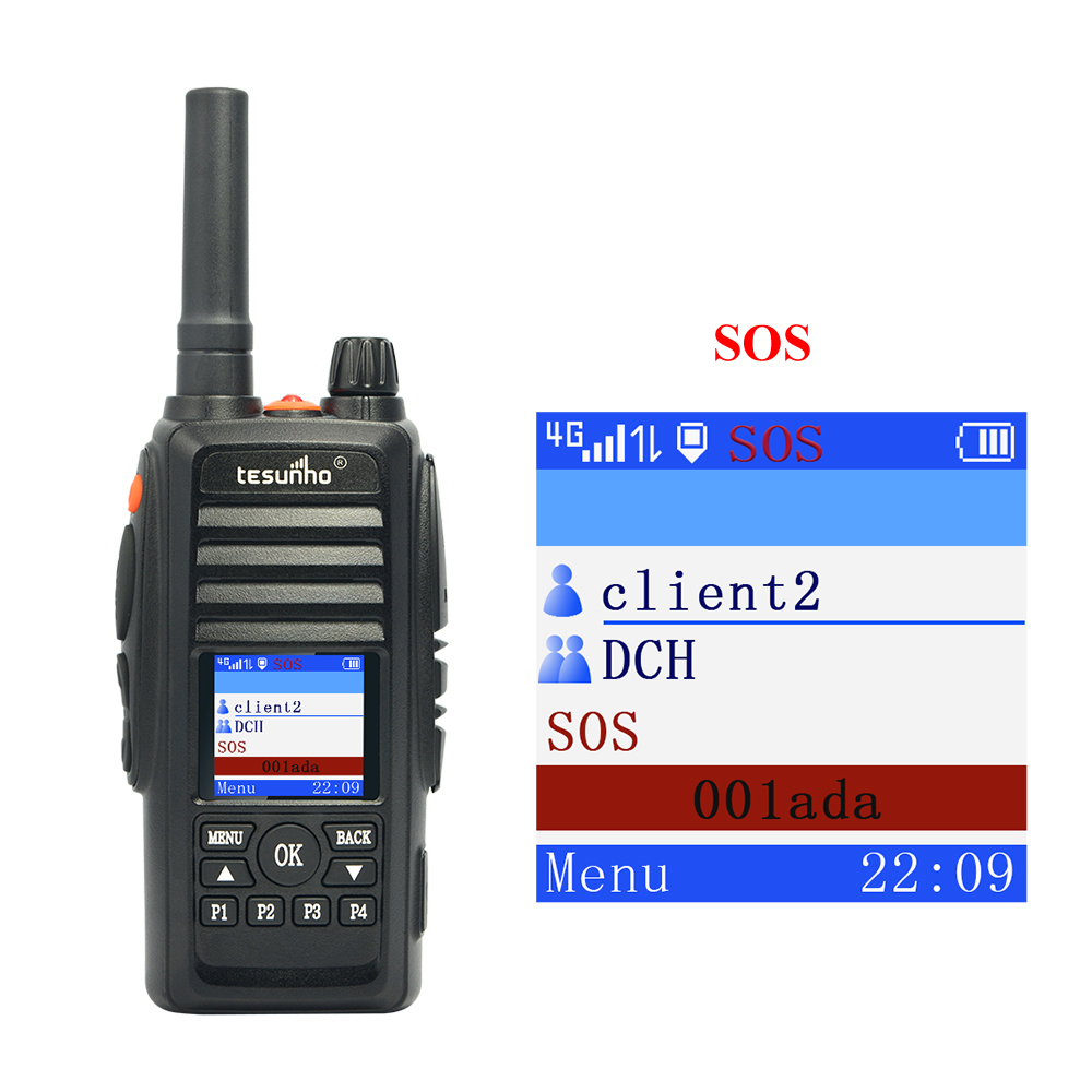 SOS APRS Tesunho P2P Call IP Two Way Radio TH-388
