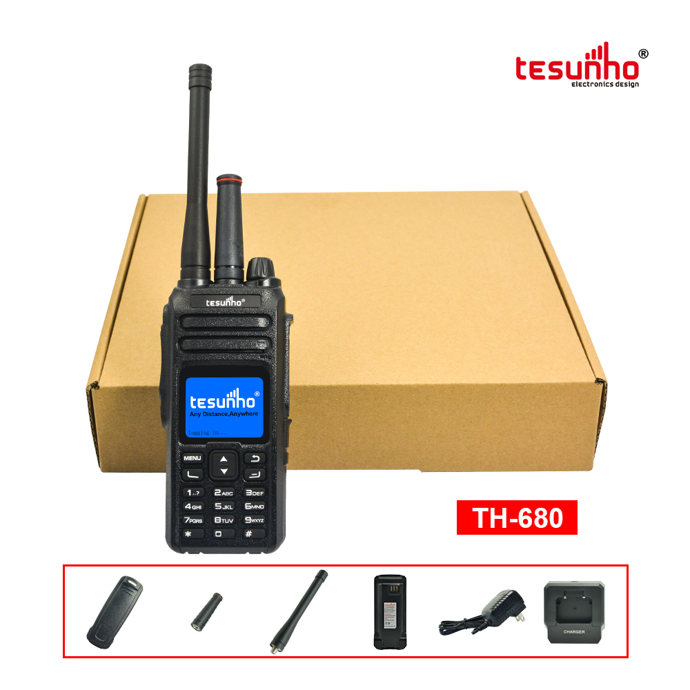 Portable VHF UHF Network POC IP Two Way Radio TH-680