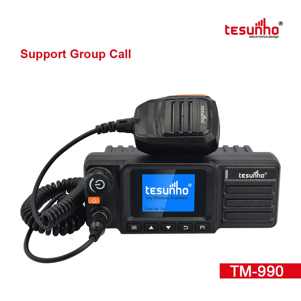 Mobile Radio With Sim Card 12v Car GPS Fleet TM-990 