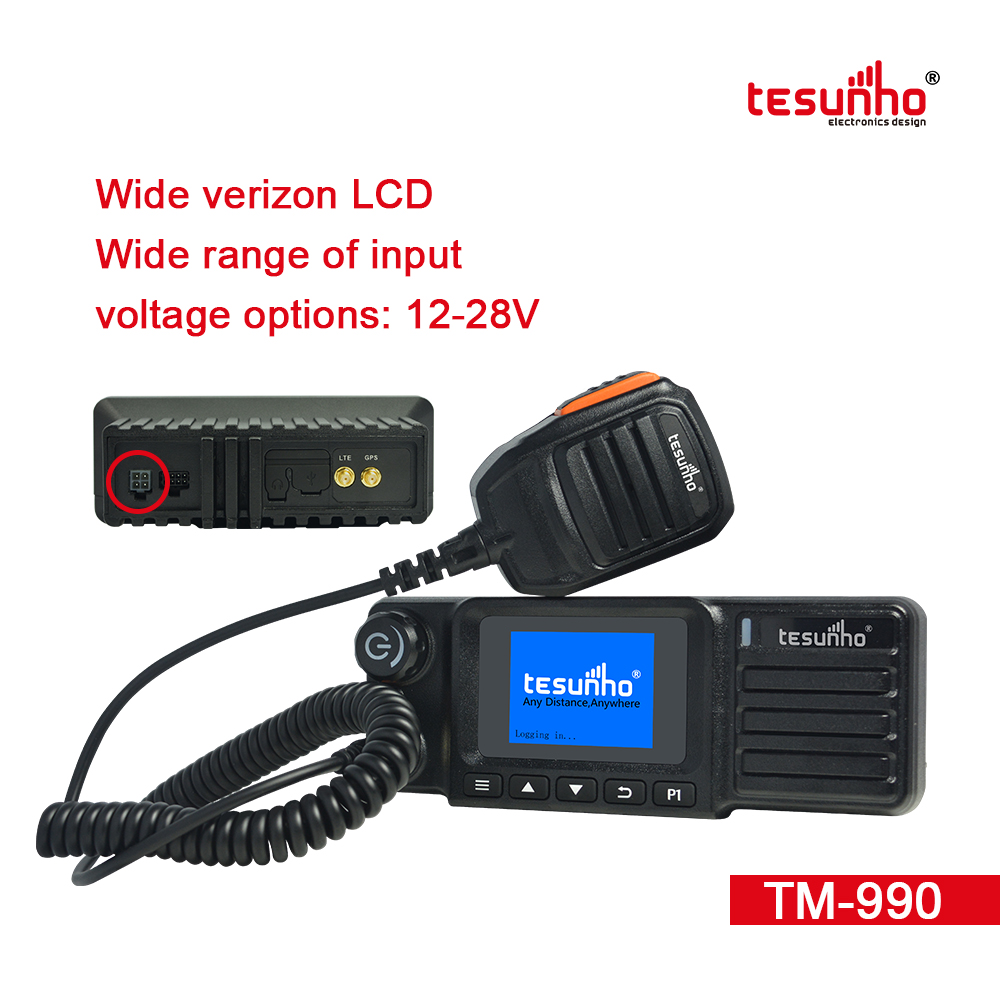 GPS VOIP Mobile Radio For Fleet Management TM-990