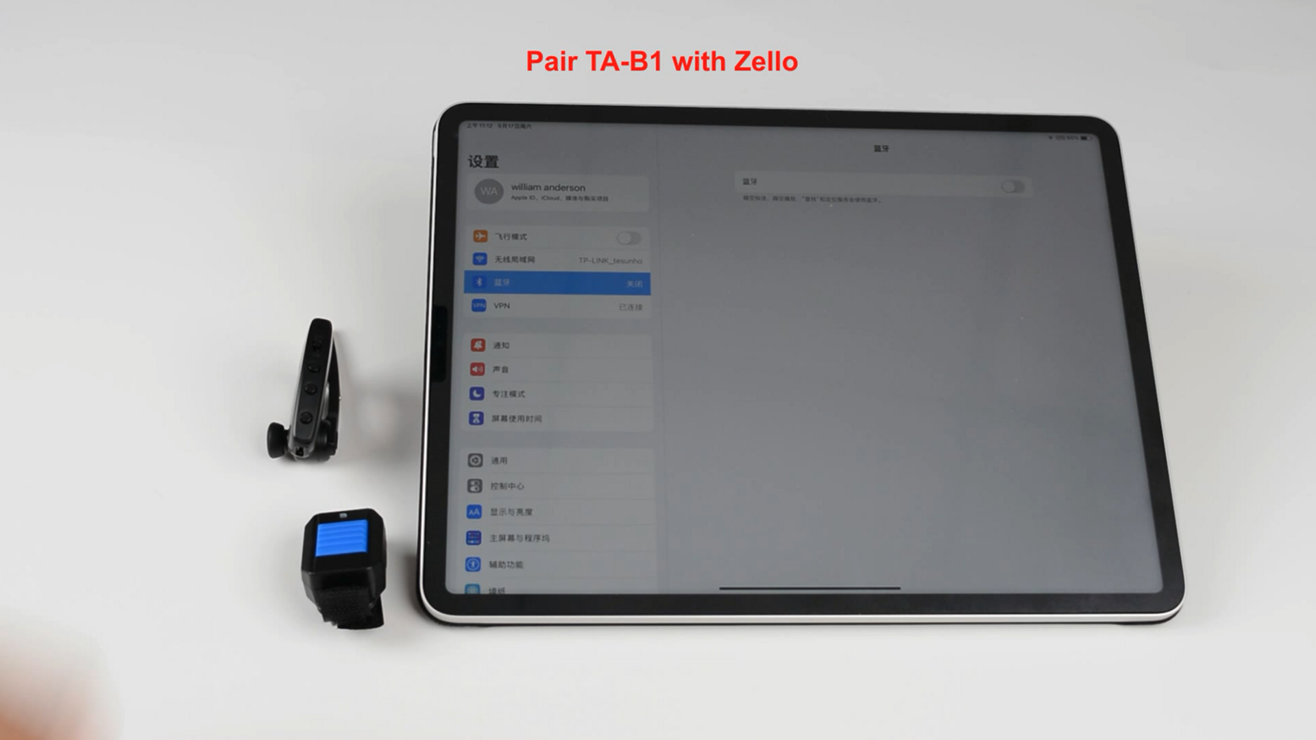 Bluetooth Earpiece & Bluetooth Finger PTT Work With Zello