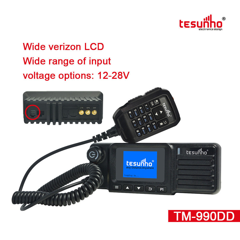 TM-990DD GPS DMR PoC Mobile Radio