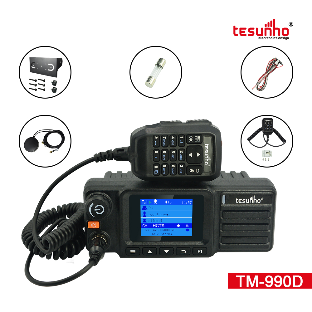 TM-990D Dual Mode POC Mobile Radio UHF With GPS