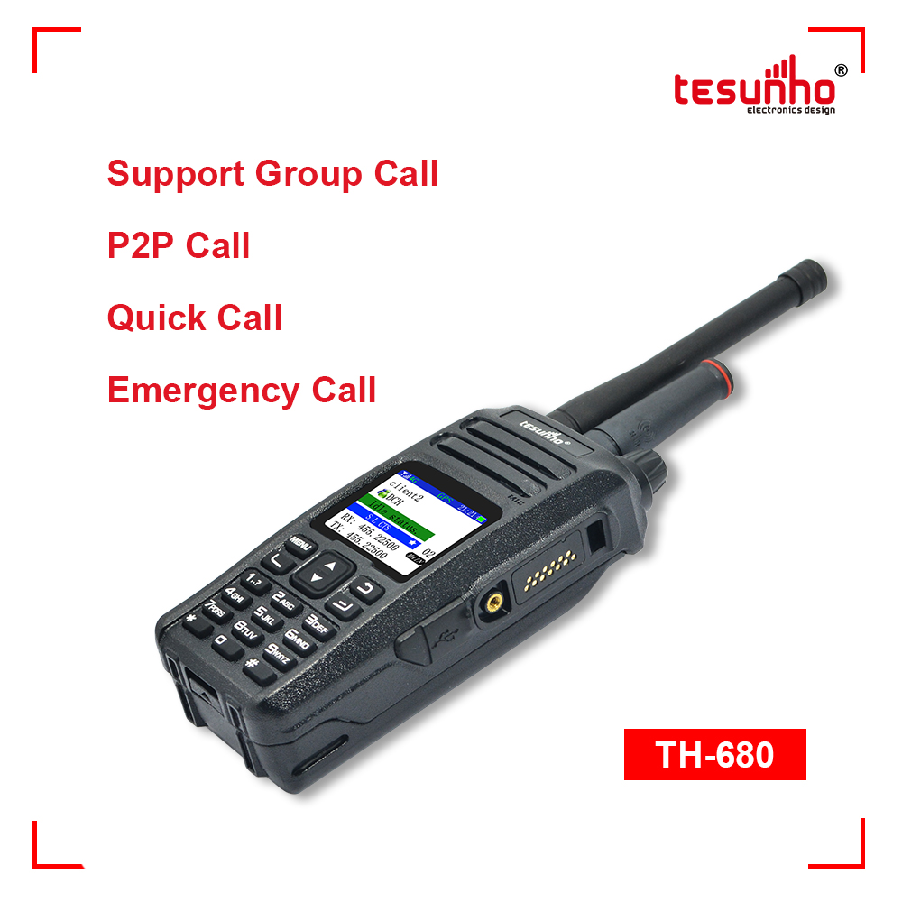 TH-680 Portable Wireless Analog PTT Radio Poc