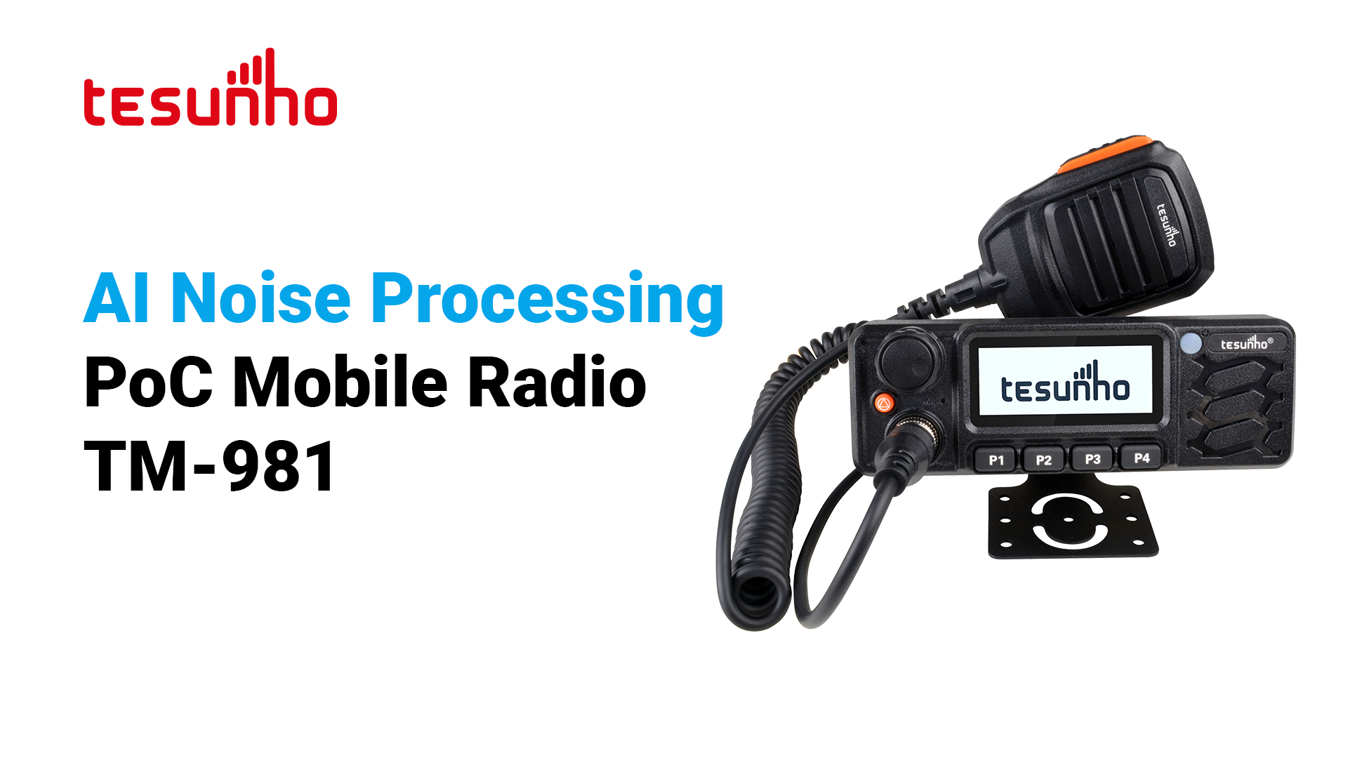 AI Noise Processing PoC Mobile Radio TM-981